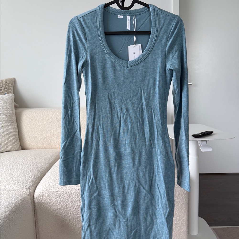 Travis Mathew Teal Long Sleeve Dress